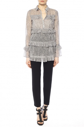 'deirdre' leopard print top, zdjęcie 2 'deirdre' leopard print top od AllSaints